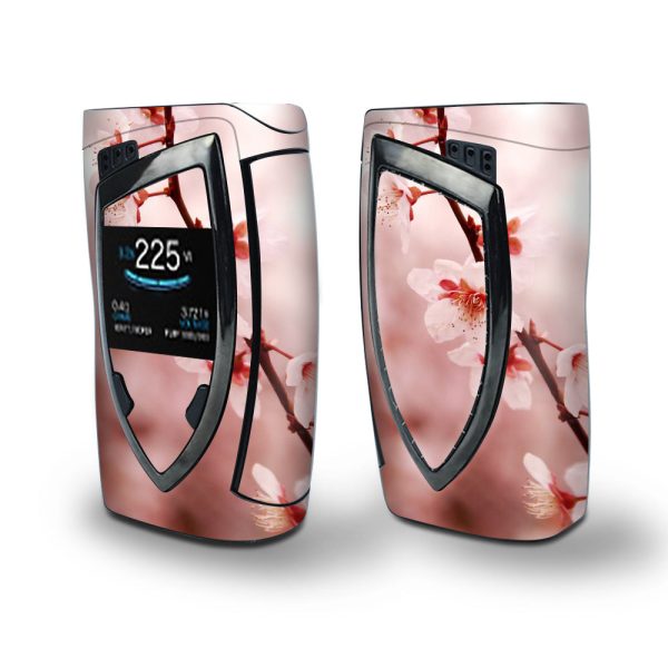 Skin Decal Vinyl Wrap for Smok Devilkin Kit 225w Vape (includes TFV12 Prince Tank Skins) skins cover  cherry blossoms For Cheap