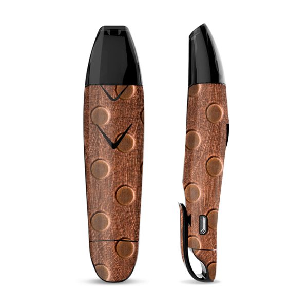 Skin Decal for Suorin Vagon  Vape   Copper Grid Panel Metal Online now
