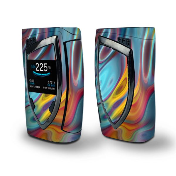 Skin Decal Vinyl Wrap for Smok Devilkin Kit 225w Vape (includes TFV12 Prince Tank Skins) skins cover   Color Glass Opalescent Resin Online Sale