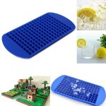 Ice Kings Mini 160 Ice Cube Tray Mold or Candy Chocolate molds 2-pack thats 320 cubes - Great for cocktails or frozen fruit treats for the kids, Reusable BPA Free Flexible easy out Summer Fun Drinks Cheap - Image 3