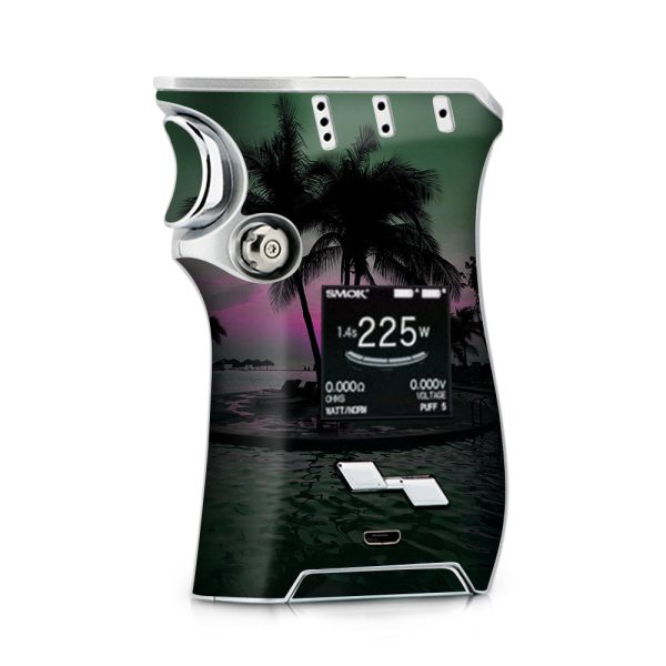 Sunset Tropical Paradise Poolside Smok Mag kit Skin Online now