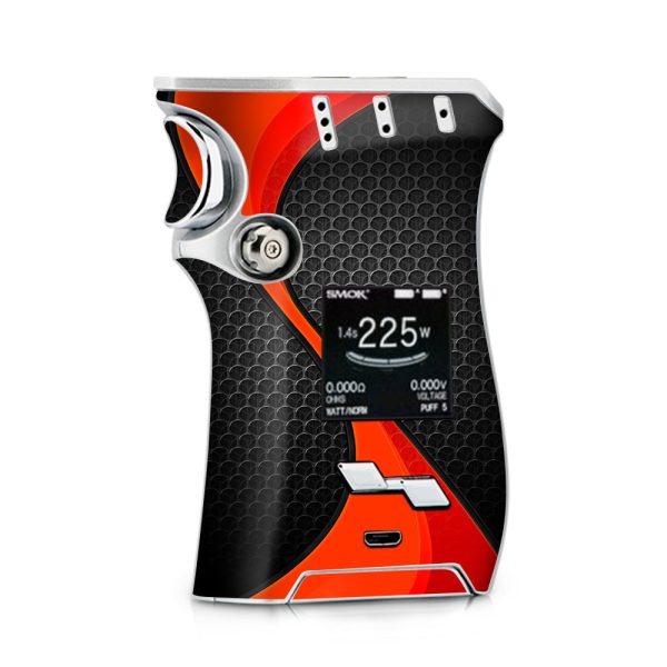 Red Twist Black Metallic Smok Mag kit Skin For Cheap