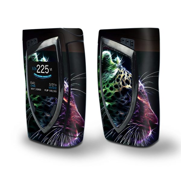 Skin Decal Vinyl Wrap for Smok Devilkin Kit 225w Vape (includes TFV12 Prince Tank Skins) skins cover  color leopard Online now