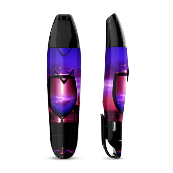 Skin Decal Vinyl Wrap for Suorin Vagon  Vape   Tropical Sunset Wine Glass Online Sale