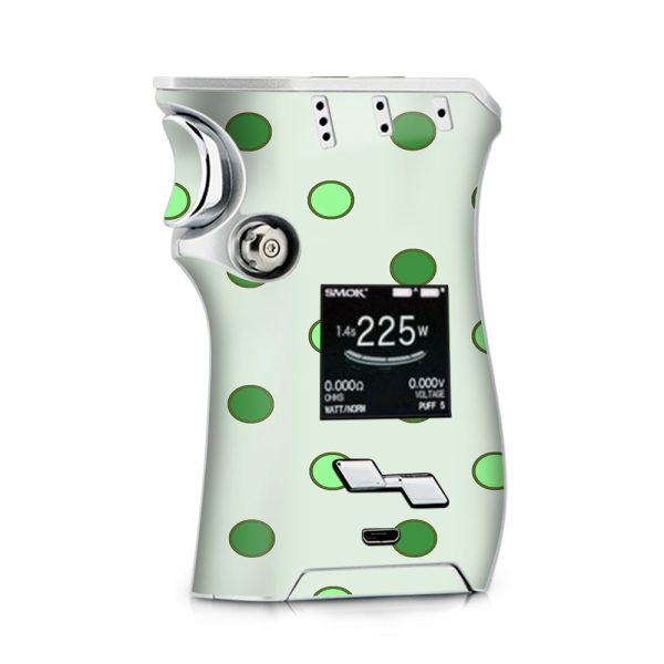 Green Polka Dots Smok Mag kit Skin Discount
