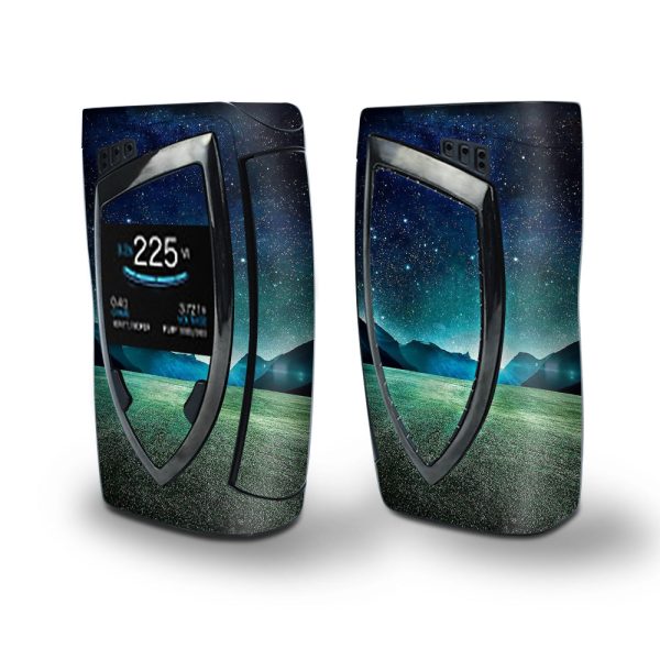Skin Decal Vinyl Wrap for Smok Devilkin Kit 225w Vape (includes TFV12 Prince Tank Skins) skins cover  Starry nightfield Online Sale