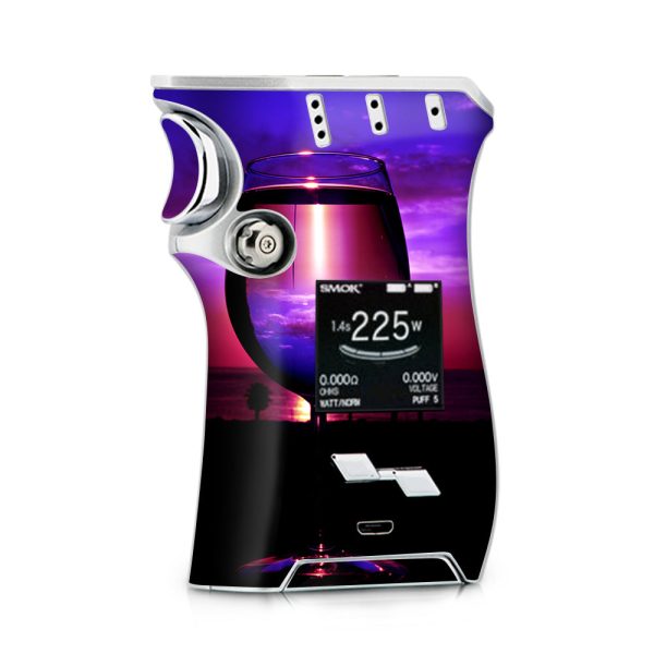 Tropical Sunset Wine Glass Smok Mag kit Skin Sale