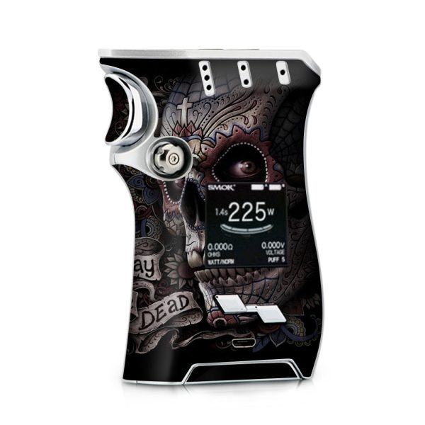 Day Of The Dead Skull Smok Mag kit Skin For Cheap