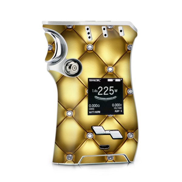 Gold Diamond Chesterfield Smok Mag kit Skin Online now