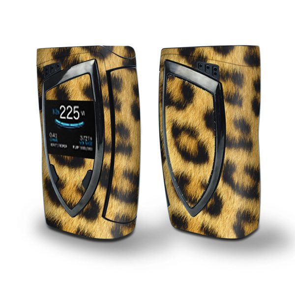 Skin Decal Vinyl Wrap for Smok Devilkin Kit 225w Vape (includes TFV12 Prince Tank Skins) skins cover   Cheetah print Supply