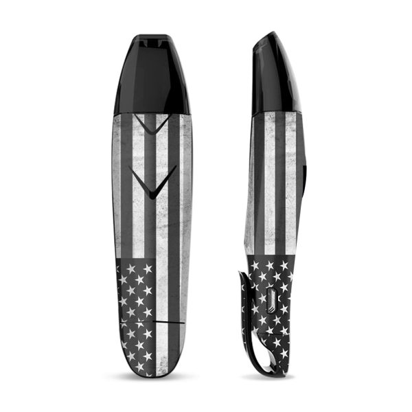 Skin Decal for Suorin Vagon  Vape   Black White Grunge Flag USA America Online Sale