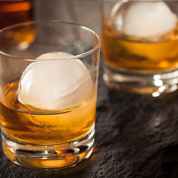 Ice Kings - Cocktail Large King Size Ice Cube Molds (2-pack) Square 2.1  and Round Ice Balls Whiskey, Bourbon, Old Fashion, Party Fun Sale - Image 3