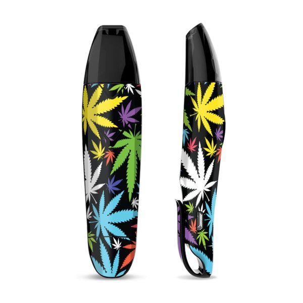 Skin Decal for Suorin Vagon  Vape   Colorful Weed Leaves Leaf Online Sale