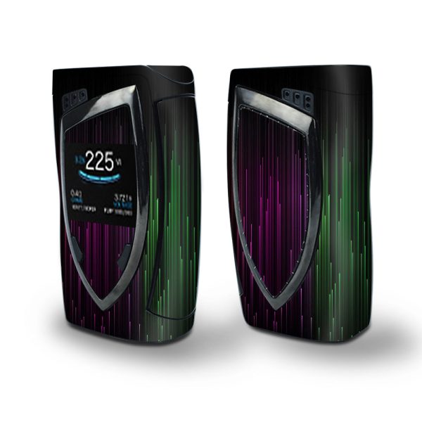 Skin Decal Vinyl Wrap for Smok Devilkin Kit 225w Vape (includes TFV12 Prince Tank Skins) skins cover  red green blue tracers Online Hot Sale