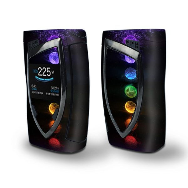 Skin Decal Vinyl Wrap for Smok Devilkin Kit 225w Vape (includes TFV12 Prince Tank Skins) skins cover  Energy Chakra Zen Supply