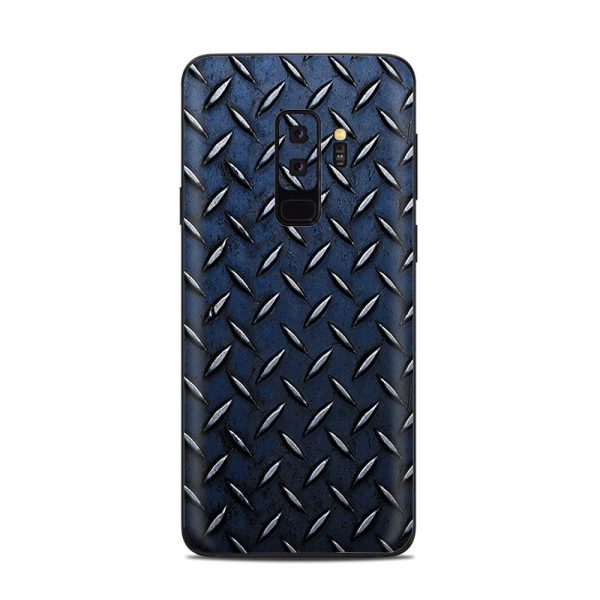Diamond Plate Aged Steel Samsung Galaxy S9 Plus Skin Online now