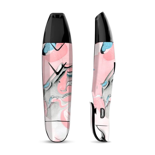 Skin Decal for Suorin Vagon  Vape   Pastel Marble Pink Blue Swirl For Discount