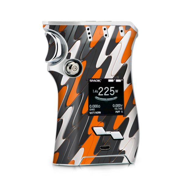 Puzzle Orange Grey Trippy Smok Mag kit Skin Online Sale