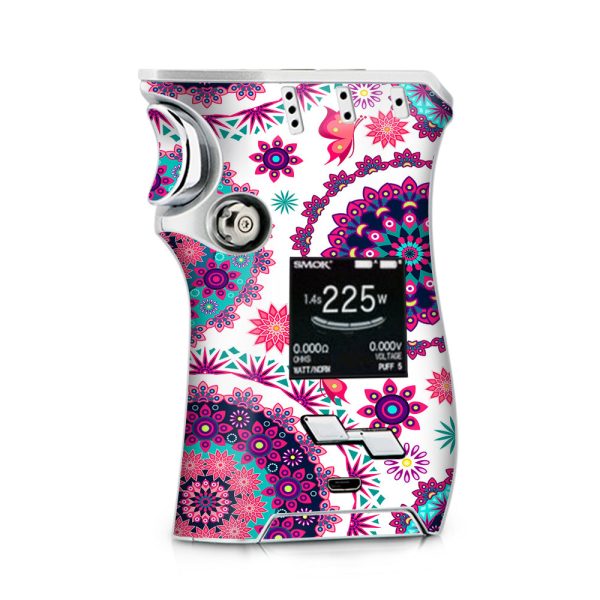 Flowers Paisley Butterfly Mandala Smok Mag kit Skin Supply