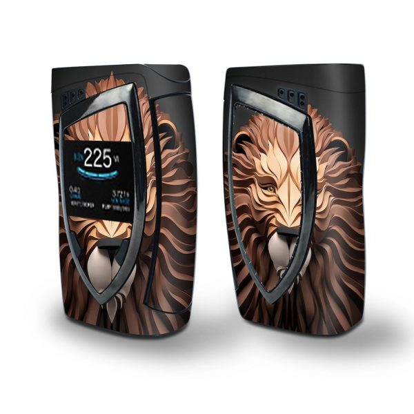 Skin Decal Vinyl Wrap for Smok Devilkin Kit 225w Vape (includes TFV12 Prince Tank Skins) skins cover  3d Lion For Cheap
