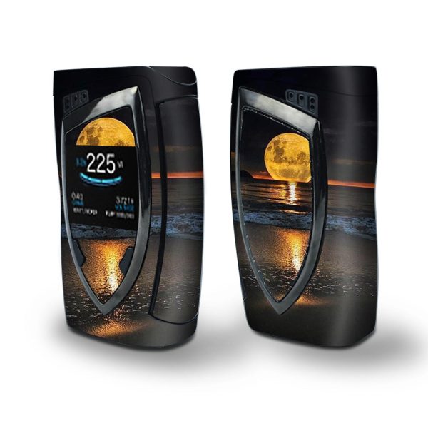Skin Decal Vinyl Wrap for Smok Devilkin Kit 225w Vape (includes TFV12 Prince Tank Skins) skins cover  Full Moon and Sea Discount