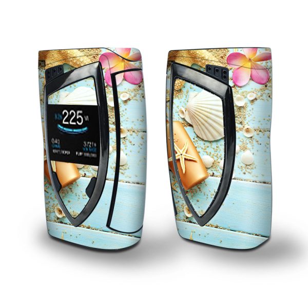 Skin Decal Vinyl Wrap for Smok Devilkin Kit 225w Vape (includes TFV12 Prince Tank Skins) skins cover  Seashell Online