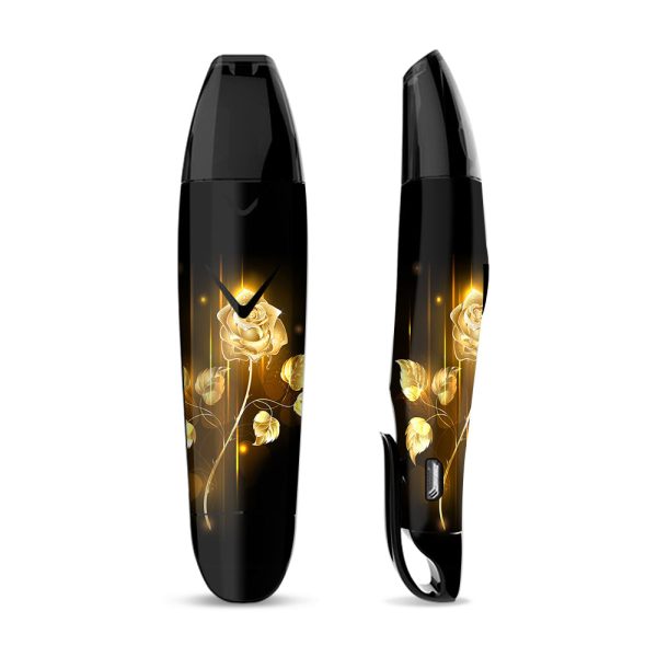 Skin Decal Vinyl Wrap for Suorin Vagon  Vape   Gold Rose glowing Sale