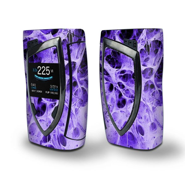 Skin Decal Vinyl Wrap for Smok Devilkin Kit 225w Vape (includes TFV12 Prince Tank Skins) skins cover  Neurons Purple Web Skin Weird Discount