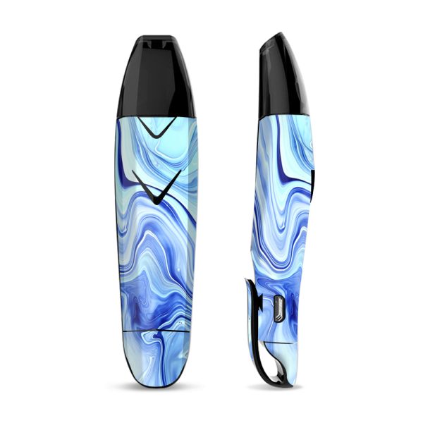 Skin Decal for Suorin Vagon  Vape   Blue Marble Rocks Glass Online Sale