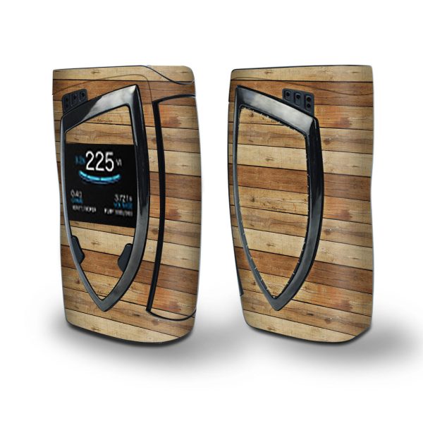 Skin Decal Vinyl Wrap for Smok Devilkin Kit 225w (includes TFV12 Prince Tank Skins) Vape Skins Stickers Cover   Wood Panels Plank For Discount