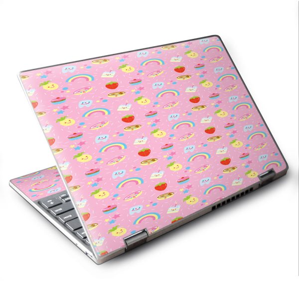 Pink Rainbows Strawberry Lenovo Yoga 710 11.6  Skin Fashion