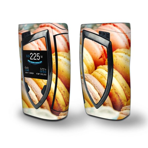 Skin Decal Vinyl Wrap for Smok Devilkin Kit 225w Vape (includes TFV12 Prince Tank Skins) skins cover  Macaroon cookies pastry Online Hot Sale