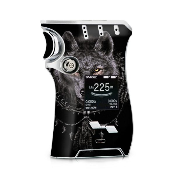 Wolf Dreamcatcher Back White Smok Mag kit Skin For Cheap