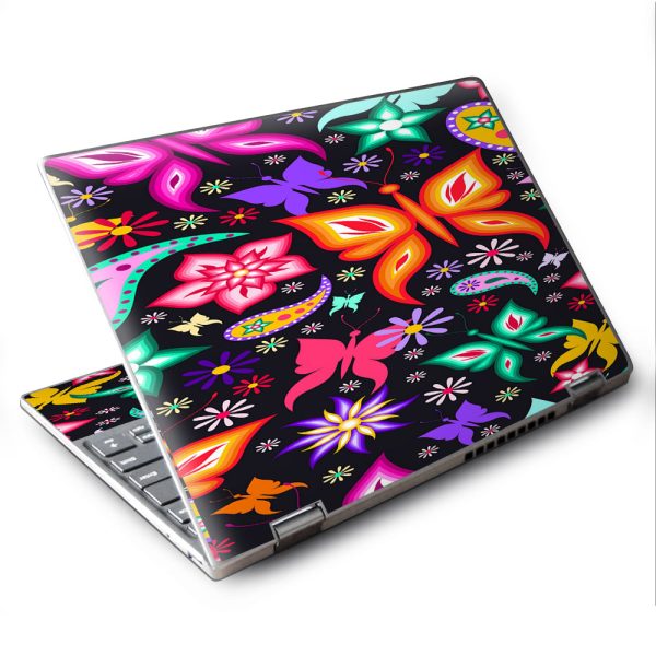 Floral Butterflies  Lenovo Yoga 710 11.6  Skin Cheap
