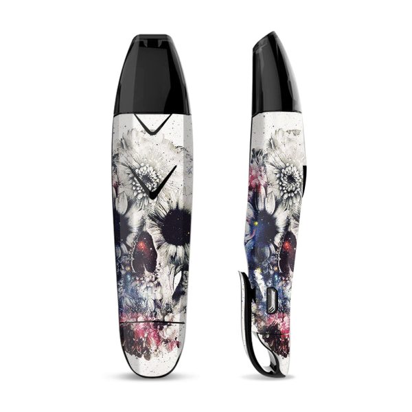 Skin Decal Vinyl Wrap for Suorin Vagon  Vape   Flower skull Cheap