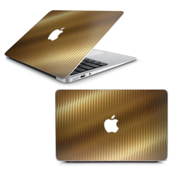 Gold Pattern Shiney Macbook Air 11  A1370 A1465 Skin For Cheap