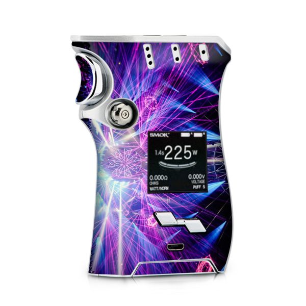 Laser Trance Edm Lights  Smok Mag kit Skin Online Hot Sale