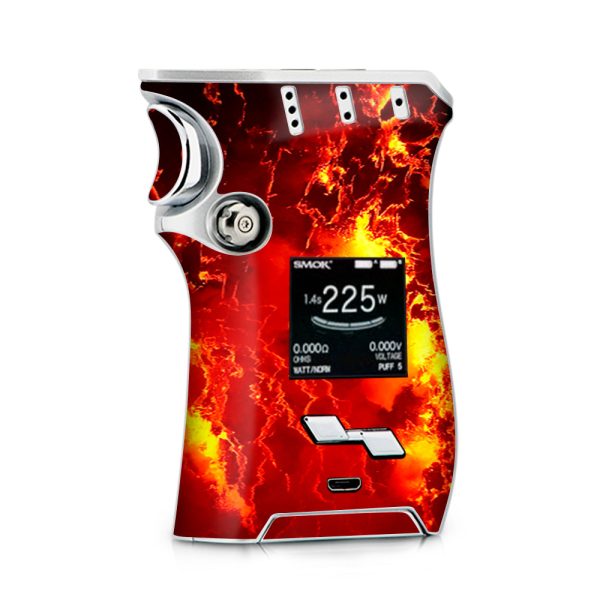 Fire Lava Liquid Flowing Smok Mag kit Skin Discount