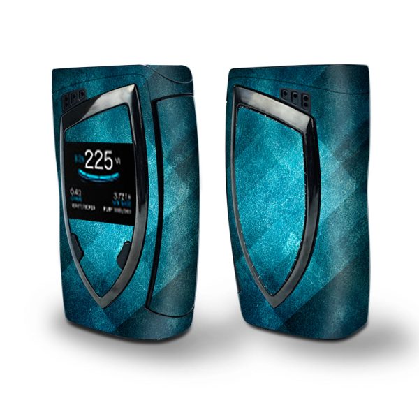 Skin Decal Vinyl Wrap for Smok Devilkin Kit 225w Vape (includes TFV12 Prince Tank Skins) skins cover   Blue Grunge For Discount
