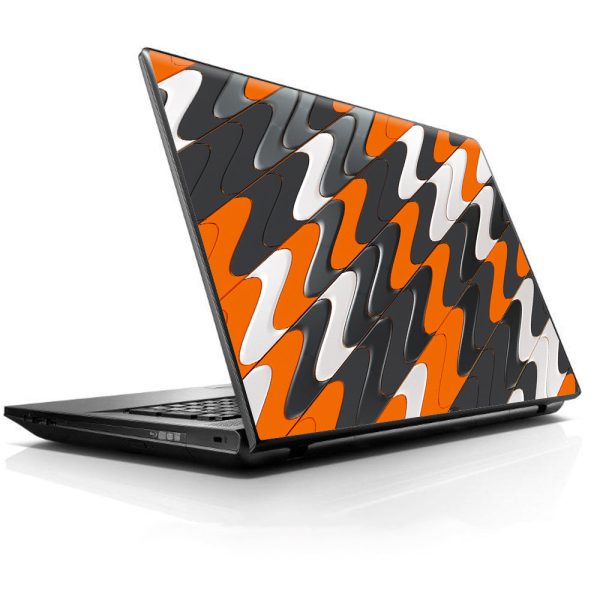 Puzzle Orange Grey Trippy HP Dell Compaq Mac Asus Acer 13 to 16 inch Skin Online