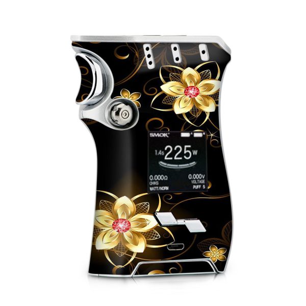 Glowing Flowers Abstract Smok Mag kit Skin For Discount