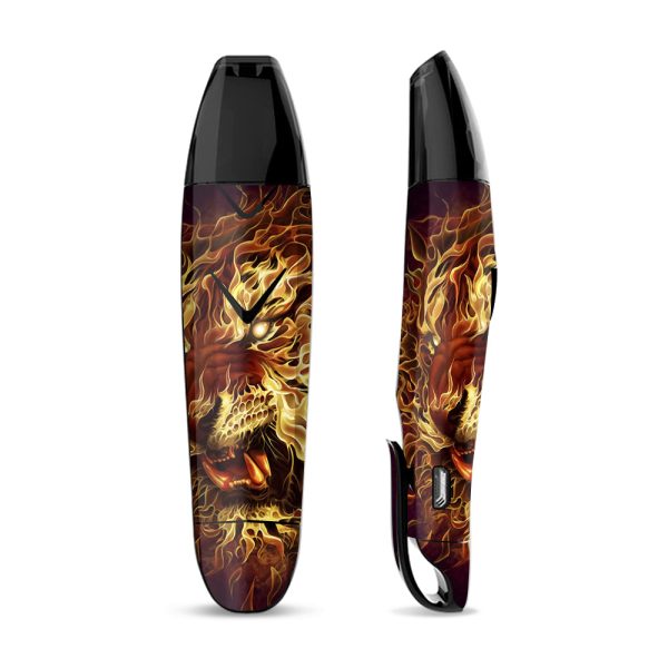 Skin Decal Vinyl Wrap for Suorin Vagon  Vape   Tiger on Fire Supply