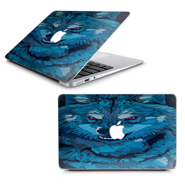 Blue Wolf Macbook Air 13  A1369 A1466 Skin Hot on Sale