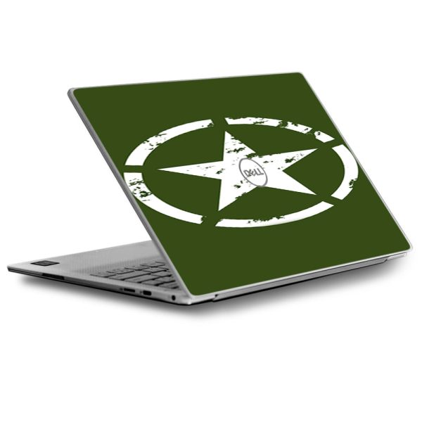 Green Army Star Military Dell XPS 13 9370 9360 9350 Skin Hot on Sale