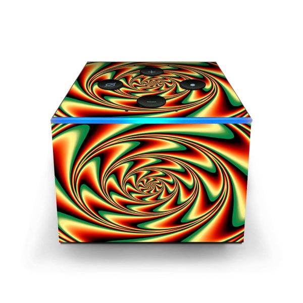 Trippy Motion Moving Swirl Illusion Amazon Fire TV Cube Skin Online