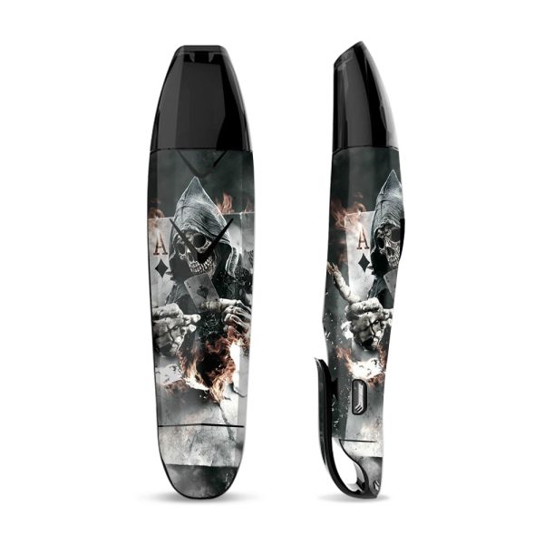 Skin Decal Vinyl Wrap for Suorin Vagon  Vape   Ace Diamonds Grim Reeper Skull For Sale