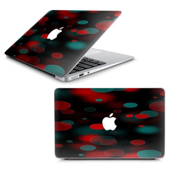 Red Blue Circles Dots Vision Macbook Air 13  A1369 A1466 Skin on Sale