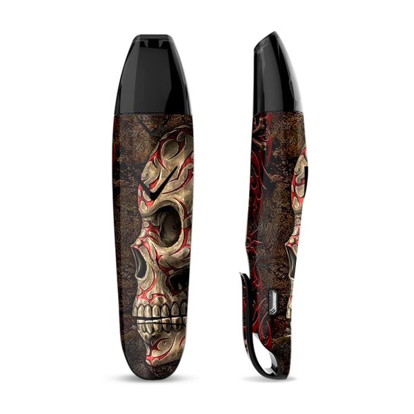 Skin Decal for Suorin Vagon  Vape   Wicked Evil Tribal Skull Tattoo Online Sale
