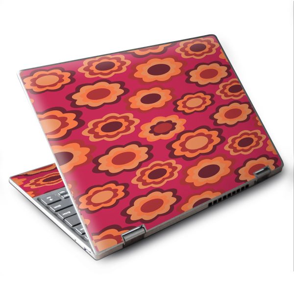 Retro Flowers Pink Lenovo Yoga 710 11.6  Skin on Sale