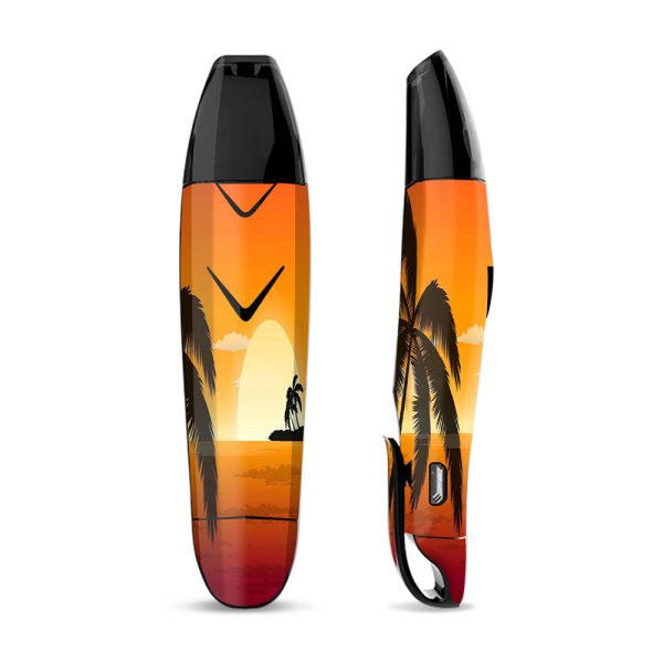 Skin Decal Vinyl Wrap for Suorin Vagon  Vape   Palm Trees at Sunset For Discount